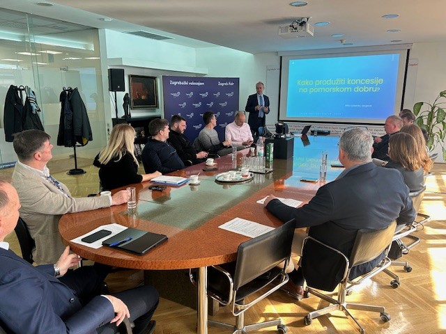 Izlaganje na Skupštini HUP Udruge nautičkog sektora na temu produljenja koncesija