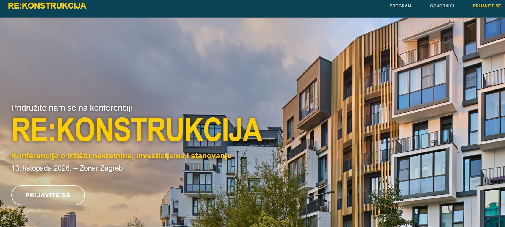 Konferencija o nekretninama “re:konstrukcija” u organizaciji 24 sata